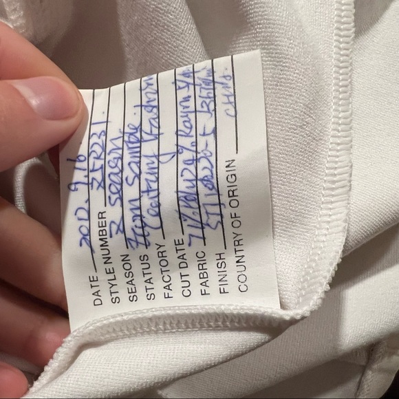 ARMANI EXCHANGE AX Fitted Bodycon Long Sleeve Mini Zip Up Dress Size S - Picture 7 of 7